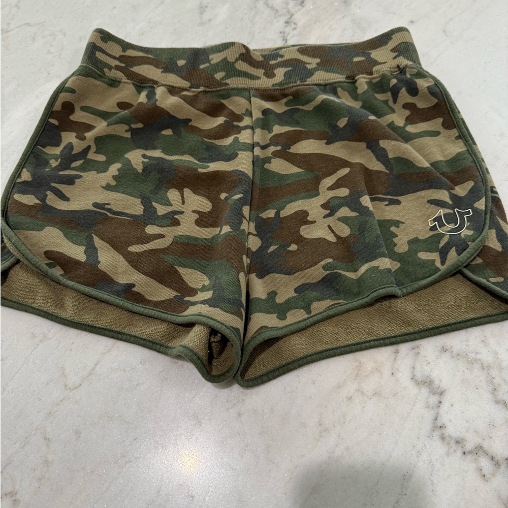 True Religion Camouflage Shorts